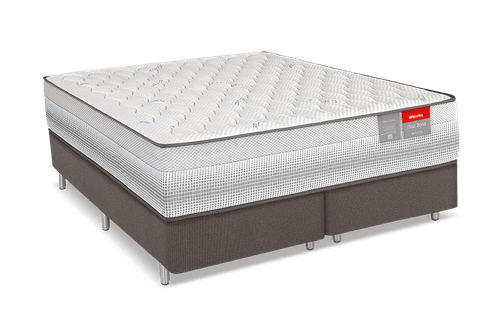 Conjunto Box Queen MaxZone Látex Natural - Molas DualZone