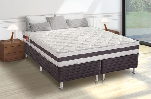 Conjunto Box King Max Saúde Premium - Espuma D45 - 192x203x70