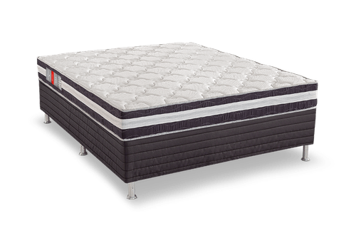 Conjunto Box Casal Max Saúde Premium - Espuma D33 - 138x188x62