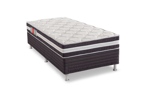Conjunto Box Solteirão Max Saúde Premium - Espuma D33 - 110x200x66