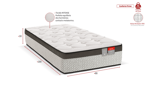 Colchão Solteiro Luxor - 88x188x30 | Reconflex - reconflex