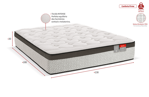 Kofun Records ！ Pro 13inch 2019/338 Colchão Casal Luxor - 138x188x30 | Reconflex - reconflex